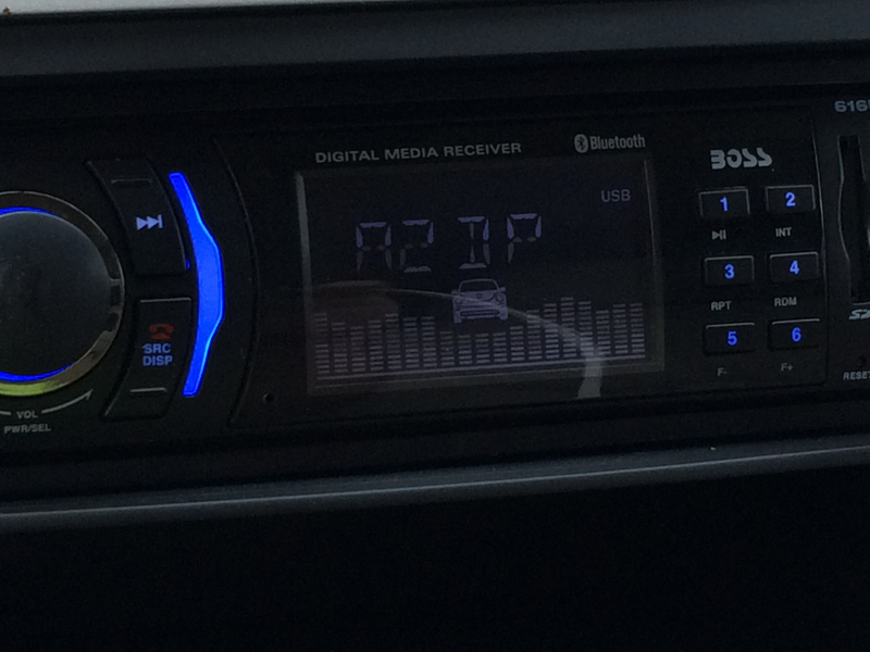 Illustration for article titled New cheap radio, not impressed but it'll work, UPDATE: car is filthy